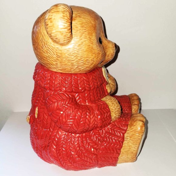 Gourmet Gifts Hallmark Mary's Bears Ceramic Cookie Jar #31539 - Picture 3 of 8